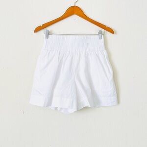 Hill House MEDIUM The Livie Nap Shorts in white